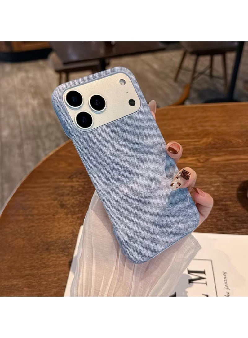 iPhone 17 Pro The New Magnetic Series "Denim Texture Single Shell" Phone Case